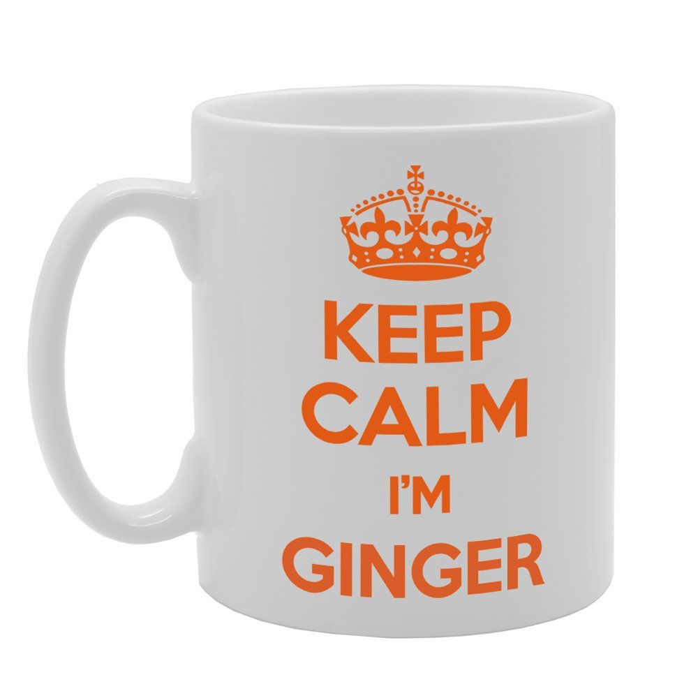 Keep Calm I'M Ginger   Printed Tea Coffee Ceramic  Mg1016 - Funny Printed Coffee Mug - Great Gift Idea