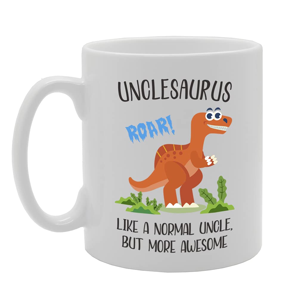 Unclesaurus Like A Noraml Uncle But Much More Roar-Some! Tea Printed Tea Coffee Ceramic  Mg5388 - Funny Printed Coffee Mug - Great Gift Idea