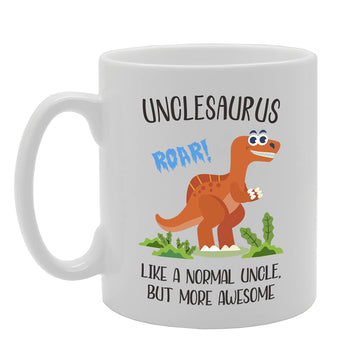 Unclesaurus Like A Noraml Uncle But Much More Roar-Some! Tea Printed Tea Coffee Ceramic  Mg5388 - Funny Printed Coffee Mug - Great Gift Idea