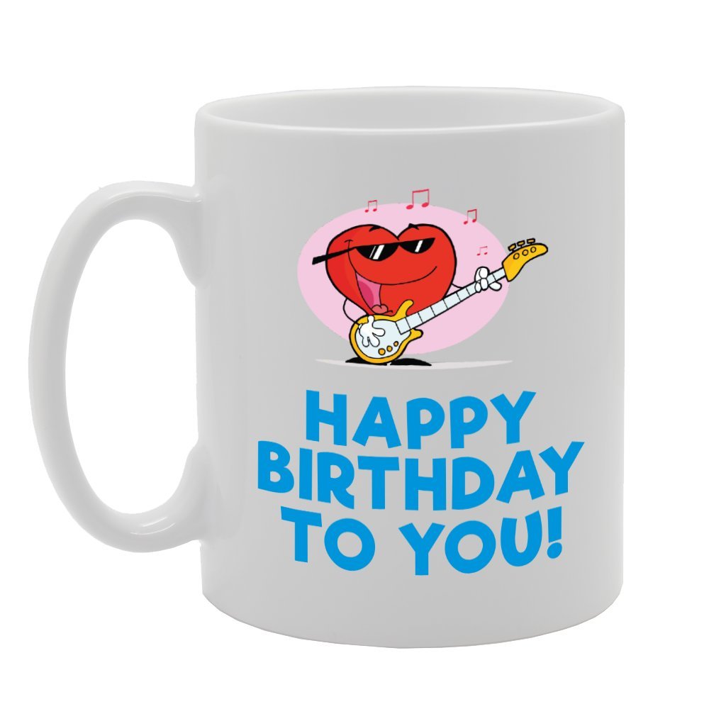 Happy Birthday Song   Printed Tea Coffee Ceramic  Mg3693 - Funny Printed Coffee Mug - Great Gift Idea