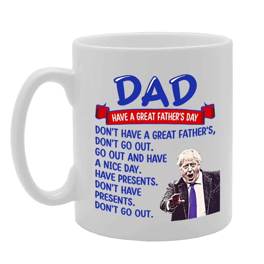 Bojo Dad Have A Great Father'S Day   Printed Tea Coffee Ceramic  Mg5592 - Funny Printed Coffee Mug - Great Gift Idea