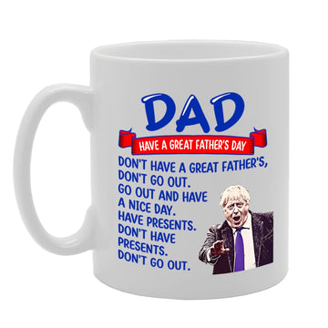 Bojo Dad Have A Great Father'S Day   Printed Tea Coffee Ceramic  Mg5592 - Funny Printed Coffee Mug - Great Gift Idea