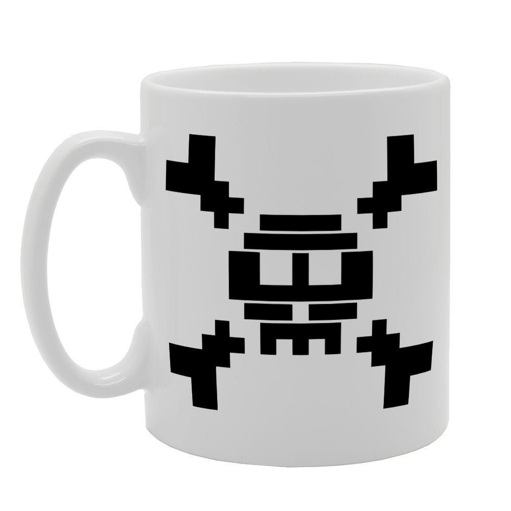 8 Bit Warning   Printed Tea Coffee Ceramic  Mg1204 - Funny Printed Coffee Mug - Great Gift Idea