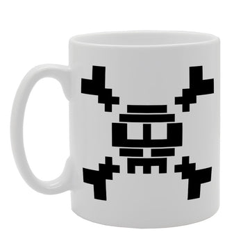 8 Bit Warning   Printed Tea Coffee Ceramic  Mg1204 - Funny Printed Coffee Mug - Great Gift Idea