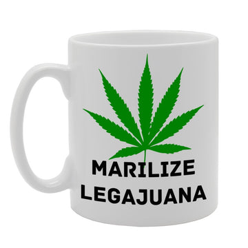 Marilize Legajuana/Green Plant Mg358 - Funny Printed Coffee Mug - Great Gift Idea