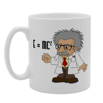 E Equal To Mc Square Einstein   Printed Tea Coffee Ceramic  Mg2585 - Funny Printed Coffee Mug - Great Gift Idea