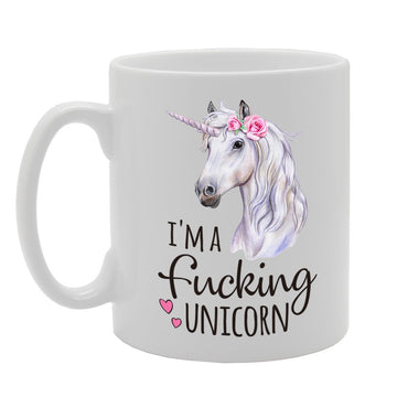I'M A F**King Unicorn   Printed Tea Coffee Ceramic  Mg4319 - Funny Printed Coffee Mug - Great Gift Idea