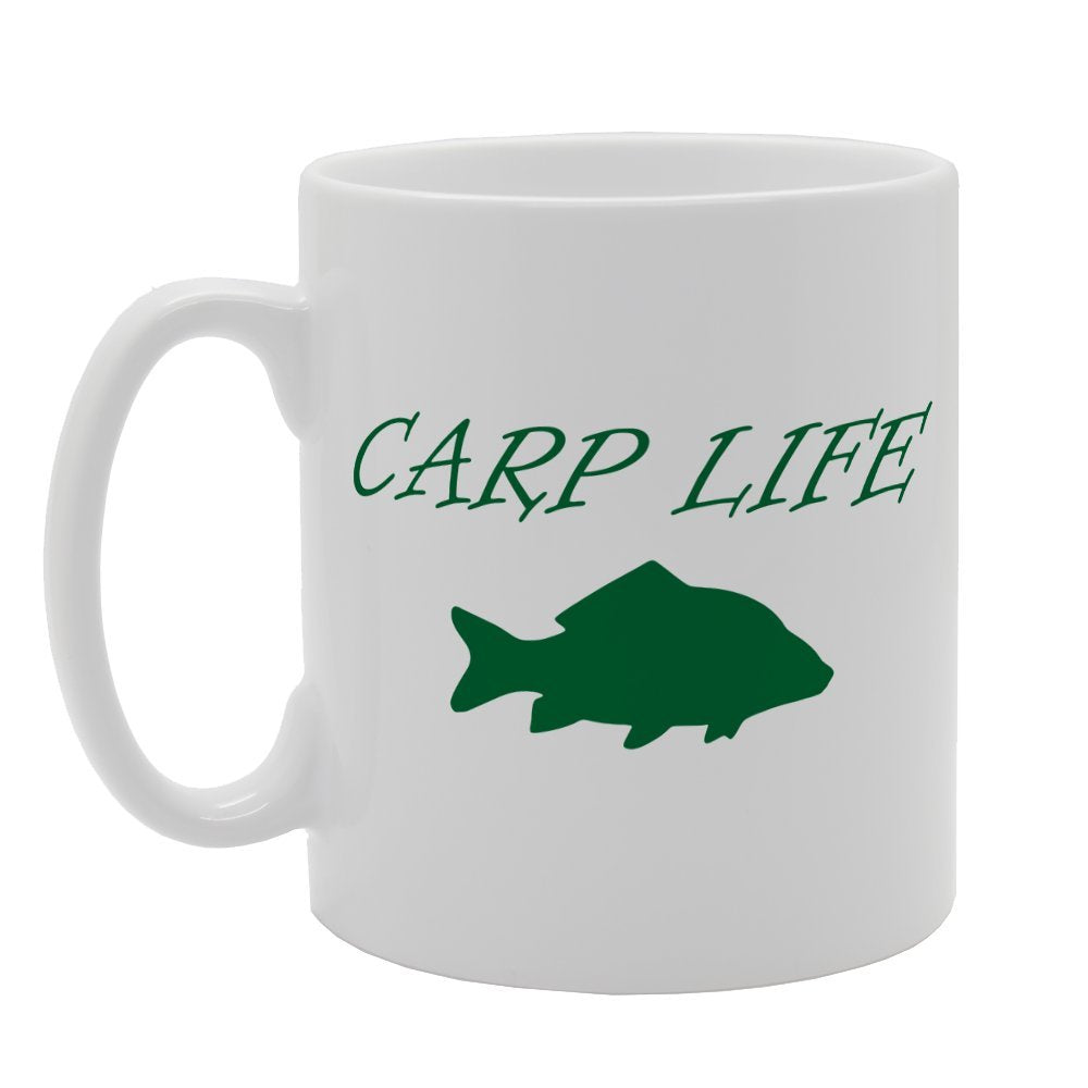Carp Life   Printed Tea Coffee Ceramic  Mg1866 - Funny Printed Coffee Mug - Great Gift Idea
