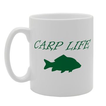 Carp Life   Printed Tea Coffee Ceramic  Mg1866 - Funny Printed Coffee Mug - Great Gift Idea