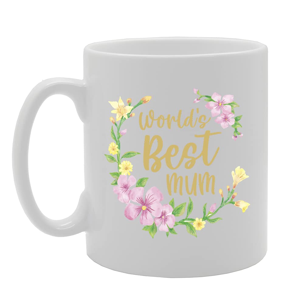 World Best Mum Tea   Printed Tea Coffee Ceramic  Mg5409 - Funny Printed Coffee Mug - Great Gift Idea