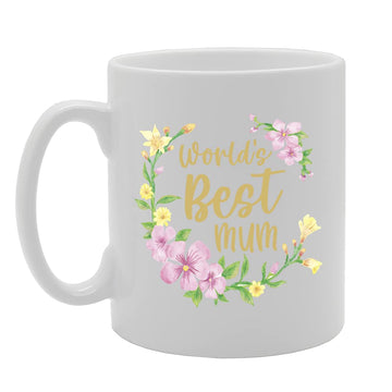 World Best Mum Tea   Printed Tea Coffee Ceramic  Mg5409 - Funny Printed Coffee Mug - Great Gift Idea