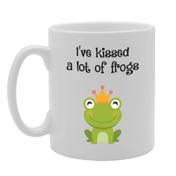 Frog Pre I Have Kissed A Lot Of Frogs   Printed Tea Coffee Ceramic  Mg2277 - Funny Printed Coffee Mug - Great Gift Idea