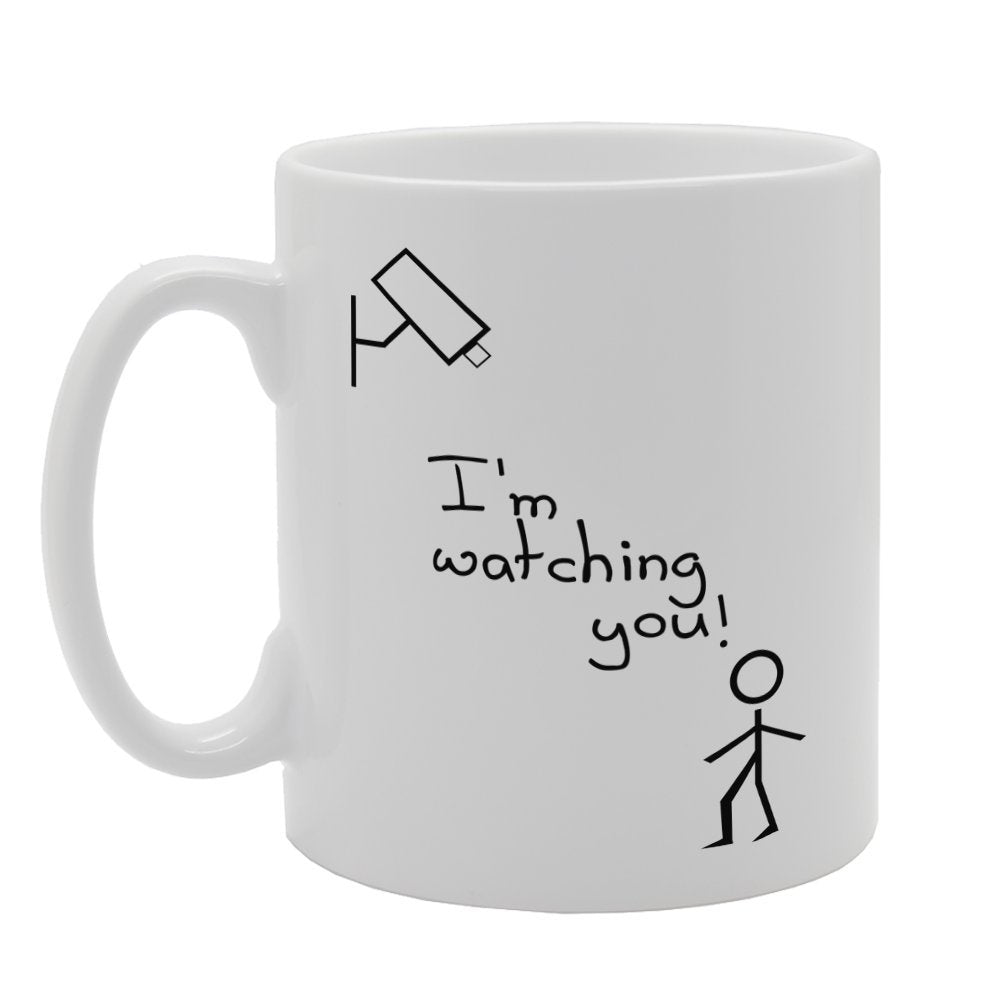 I'M Watching You   Printed Tea Coffee Ceramic  Mg3305 - Funny Printed Coffee Mug - Great Gift Idea