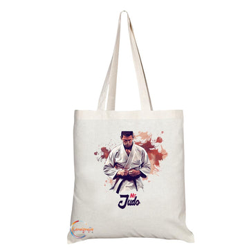 TB1752 Mr Judo Tote Bag - Great for Judo Practitioners, Martial Arts Enthusiasts, Sports Fans - Sustainable, Stylish, Long Handled, Durable and Reusable
