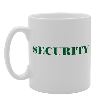 Security Secure Comedy Joke   Printed Tea Coffee Ceramic  Mg1641 - Funny Printed Coffee Mug - Great Gift Idea