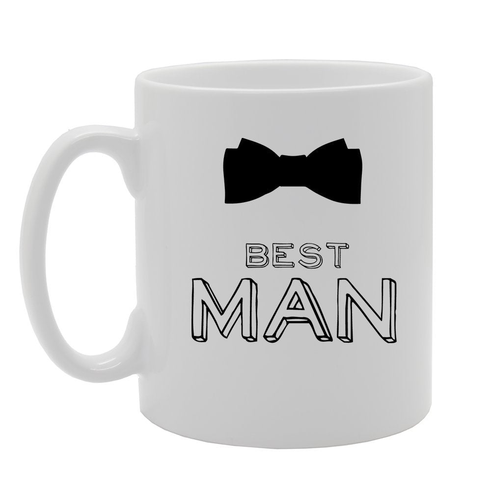 Best Man   Printed Tea Coffee Ceramic  Mg2739 - Funny Printed Coffee Mug - Great Gift Idea