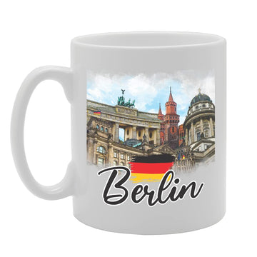 Berlin Germany - B   Printed Tea Coffee Ceramic  Mg5703 - Funny Printed Coffee Mug - Great Gift Idea