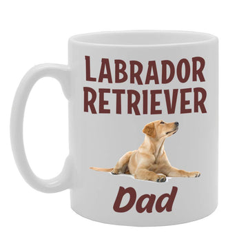 Labrador Retriever Dad   Printed Tea Coffee Ceramic  Mg4553 - Funny Printed Coffee Mug - Great Gift Idea