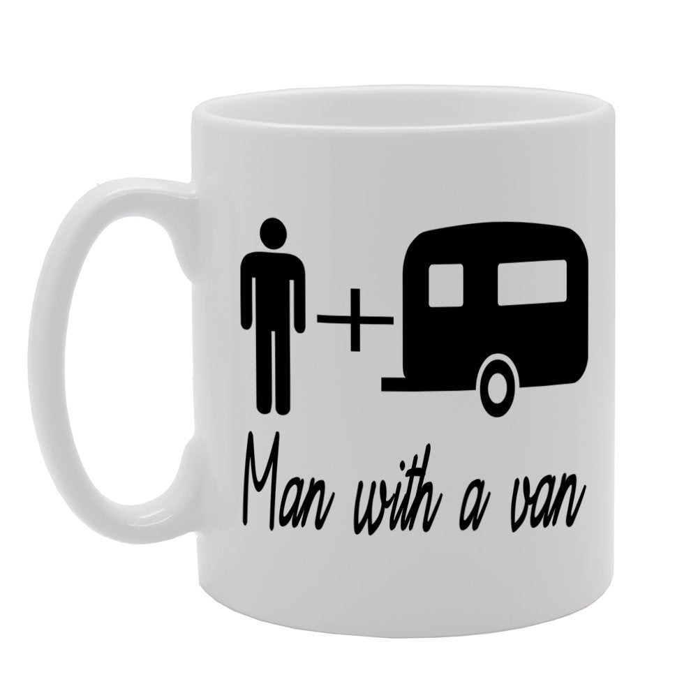 Man With A Van/Funny/   Printed Tea Coffee Ceramic  Mg357 - Funny Printed Coffee Mug - Great Gift Idea
