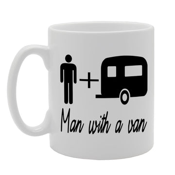 Man With A Van/Funny/   Printed Tea Coffee Ceramic  Mg357 - Funny Printed Coffee Mug - Great Gift Idea