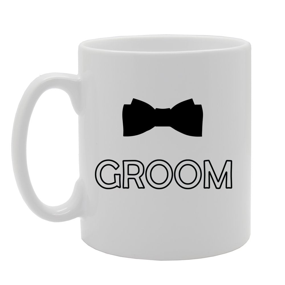 Groom   Printed Tea Coffee Ceramic  Mg2369 - Funny Printed Coffee Mug - Great Gift Idea