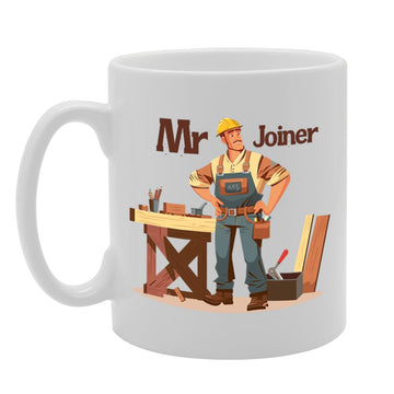 Mr Joiner  - Ideal For Joiners And Carpentry Enthusiasts, 11Oz Ceramic Coffee  For Woodworkers And Construction Professionals Mg5969 - Funny Printed Coffee Mug - Great Gift Idea