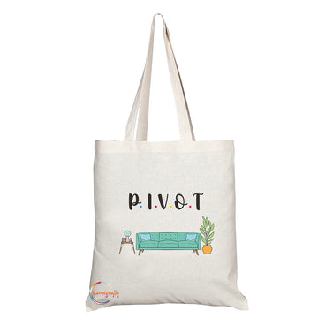 TB1475 Pivot Novelty Present Gift Printed Eco-Friendly Stylish Long Handled Tote Shoulder Bag