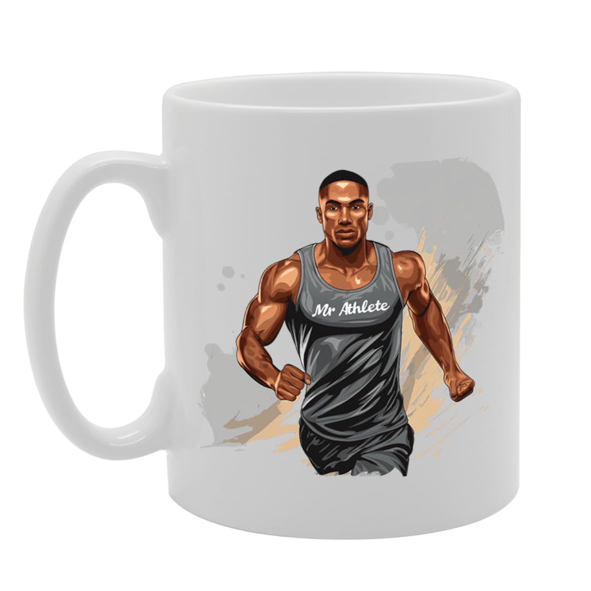 Mr Athlete  - Ideal For Athletes And Sports Enthusiasts, 11Oz Ceramic Coffee  For Fitness And Performance Fans Mg5988 - Funny Printed Coffee Mug - Great Gift Idea