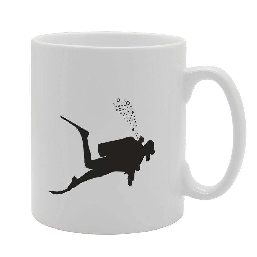 I Love Scubadiving   Printed Tea Coffee Ceramic  Mg2674 - Funny Printed Coffee Mug - Great Gift Idea