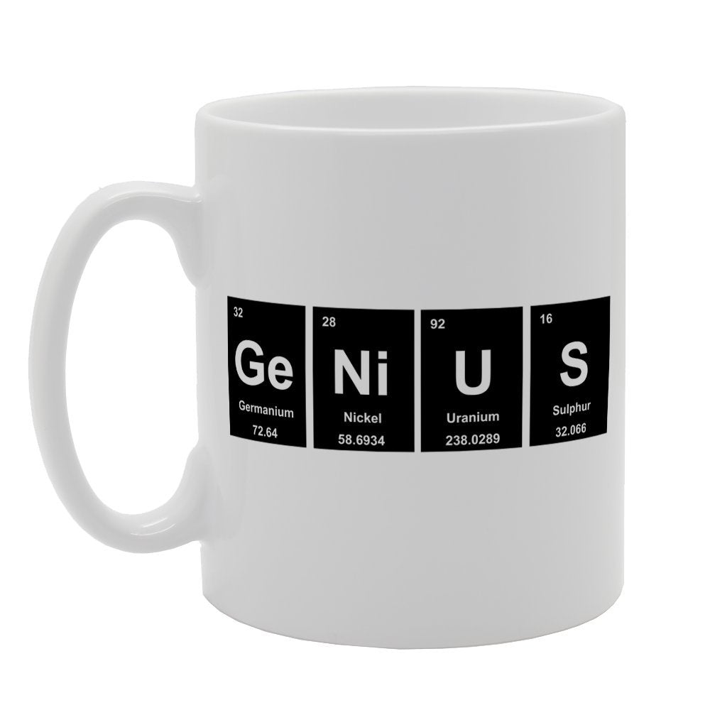 Genius Chemical Formula   Printed Tea Coffee Ceramic  Mg3172 - Funny Printed Coffee Mug - Great Gift Idea
