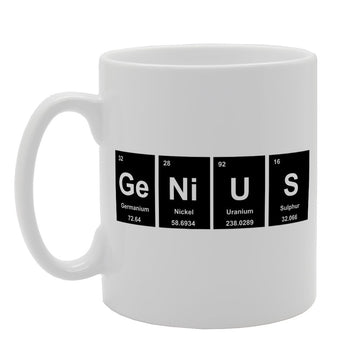 Genius Chemical Formula   Printed Tea Coffee Ceramic  Mg3172 - Funny Printed Coffee Mug - Great Gift Idea