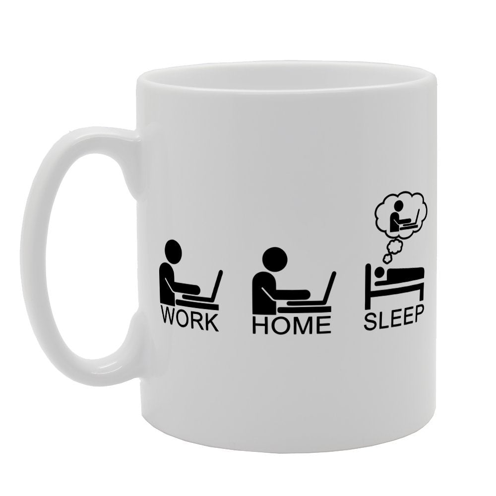 Computer Freak   Printed Tea Coffee Ceramic  Mg1432 - Funny Printed Coffee Mug - Great Gift Idea