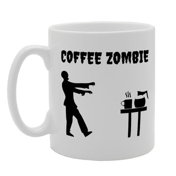 Coffee Zombie   Printed Tea Coffee Ceramic  Mg2484 - Funny Printed Coffee Mug - Great Gift Idea
