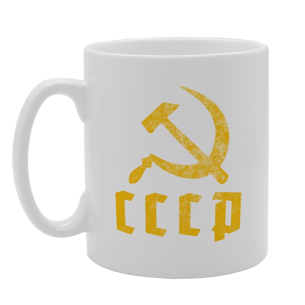 Cccp   Printed Tea Coffee Ceramic  Mg1415 - Funny Printed Coffee Mug - Great Gift Idea