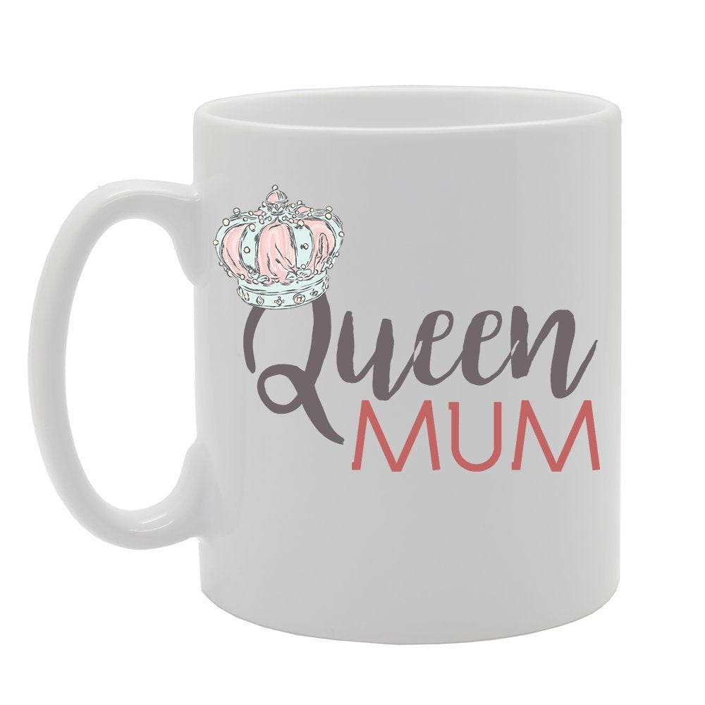 Queen Mum   Printed Tea Coffee Ceramic  Mg2751 - Funny Printed Coffee Mug - Great Gift Idea
