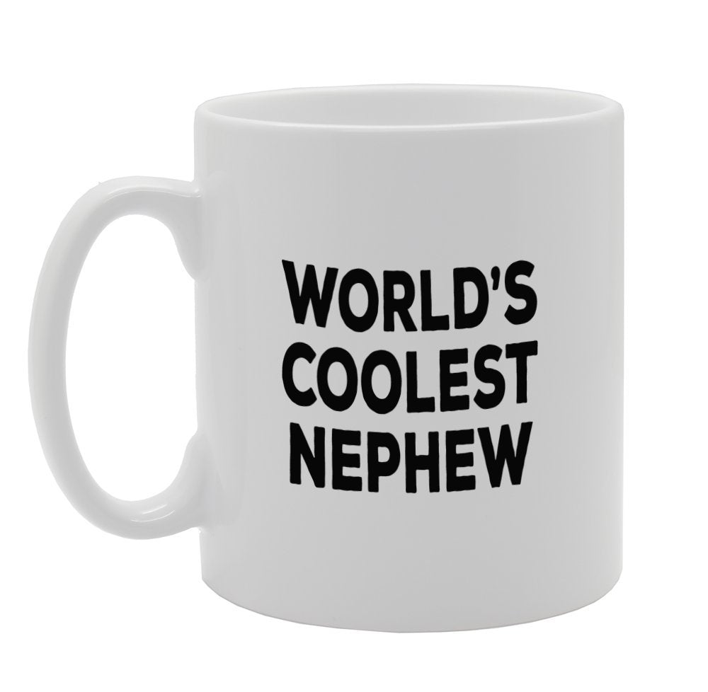 World'S Coolest Nephew   Printed Tea Coffee Ceramic  Mg1363 - Funny Printed Coffee Mug - Great Gift Idea