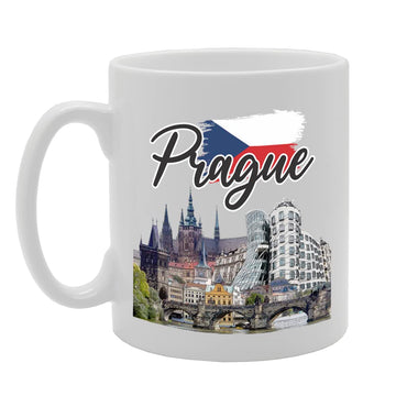 Prague Czech Republic - A   Printed Tea Coffee Ceramic  Mg5685 - Funny Printed Coffee Mug - Great Gift Idea