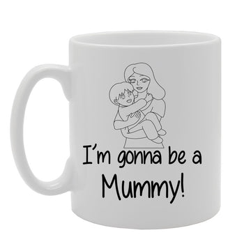 I'M Going To Be A Mummy   Printed Tea Coffee Ceramic  Mg1066 - Funny Printed Coffee Mug - Great Gift Idea