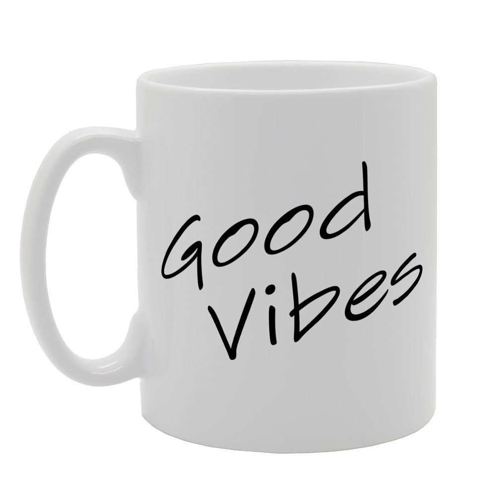 Good Vibes   Printed Tea Coffee Ceramic  Mg1508 - Funny Printed Coffee Mug - Great Gift Idea