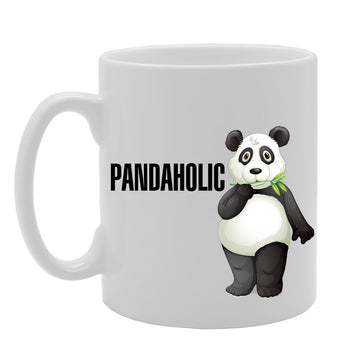 Panda Holic   Printed Tea Coffee Ceramic  Mg2327 - Funny Printed Coffee Mug - Great Gift Idea
