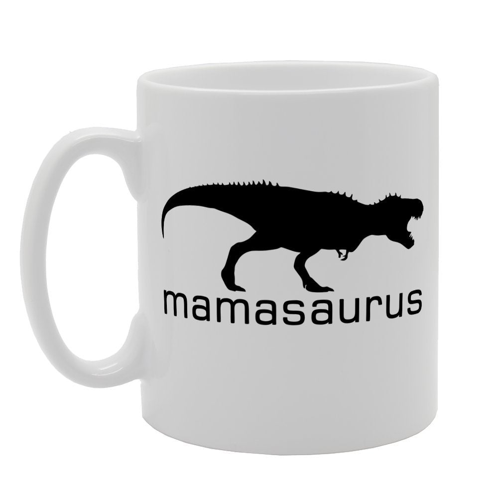 Mamasaurus Dinosaurs Funny Joke Image   Printed Tea Coffee Ceramic  Mg1588 - Funny Printed Coffee Mug - Great Gift Idea