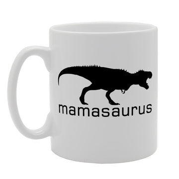 Mamasaurus Dinosaurs Funny Joke Image   Printed Tea Coffee Ceramic  Mg1588 - Funny Printed Coffee Mug - Great Gift Idea