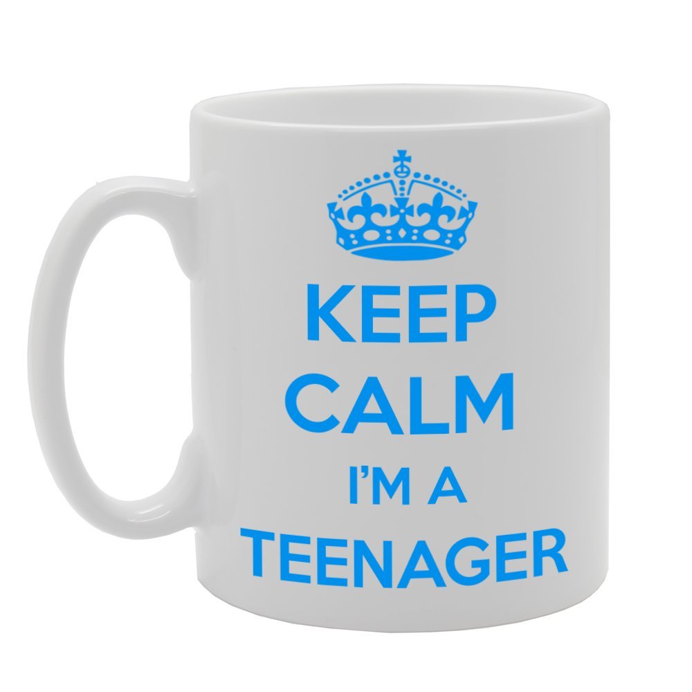 Keep Calm I'M A Teenager   Printed Tea Coffee Ceramic  Mg1039 - Funny Printed Coffee Mug - Great Gift Idea