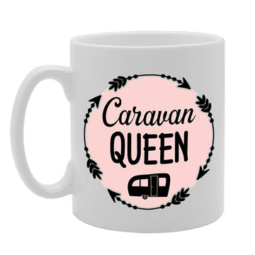 Caravan Queen   Printed Tea Coffee Ceramic  Mg5210 - Funny Printed Coffee Mug - Great Gift Idea