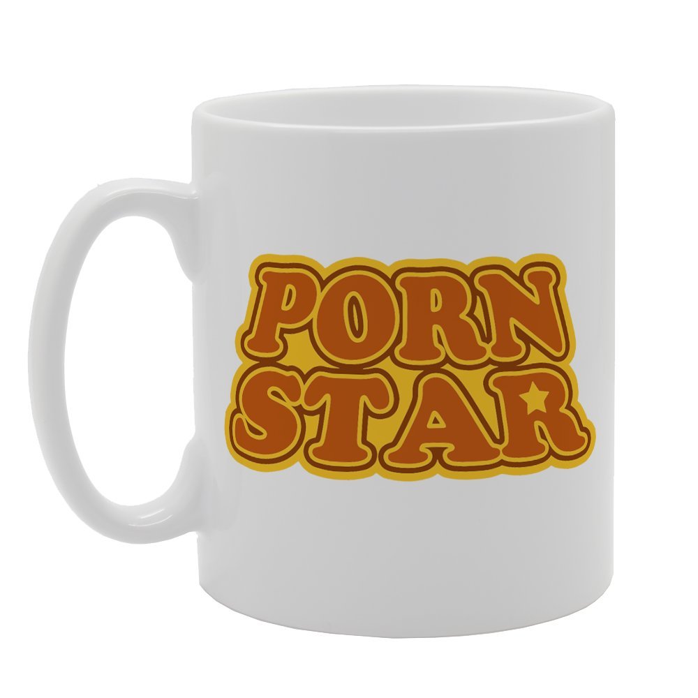 Porn Star Funny Banner Image   Printed Tea Coffee Ceramic  Mg1664 - Funny Printed Coffee Mug - Great Gift Idea