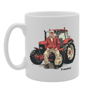 Mr Tractor  - Ideal For Tractor Drivers And Farming Enthusiasts, 11Oz Ceramic Coffee  For Agricultural Professionals And Machinery Lovers Mg5920 - Funny Printed Coffee Mug - Great Gift Idea