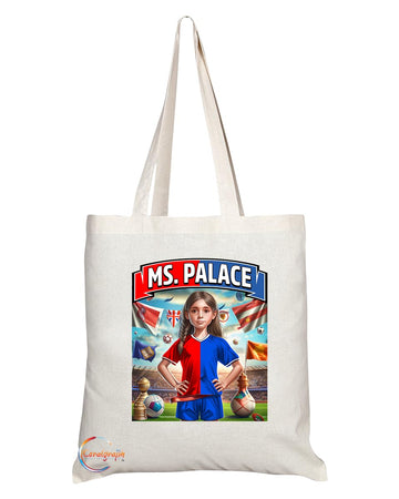 TB1614 Ms Palace Footie Fan Lady Girl Tote Bag - Eco-Friendly, Stylish, Long Handled, Perfect Novelty Gift by