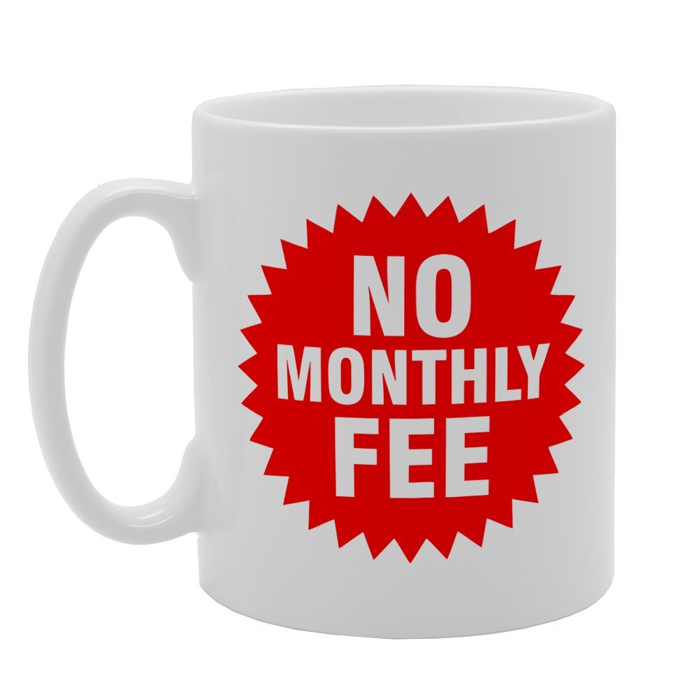 No Monthly Fee Needed Funny Joke   Printed Tea Coffee Ceramic  Mg1593 - Funny Printed Coffee Mug - Great Gift Idea