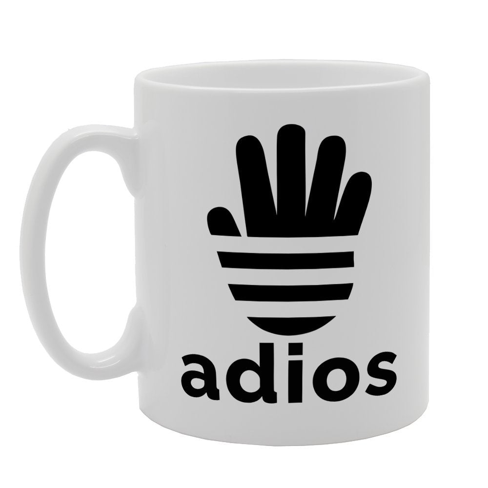 Adios   Printed Tea Coffee Ceramic  Mg1222 - Funny Printed Coffee Mug - Great Gift Idea