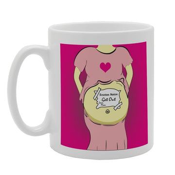 Eviction Notice Get Out Love Mom   Printed Tea Coffee Ceramic  Mg2612 - Funny Printed Coffee Mug - Great Gift Idea
